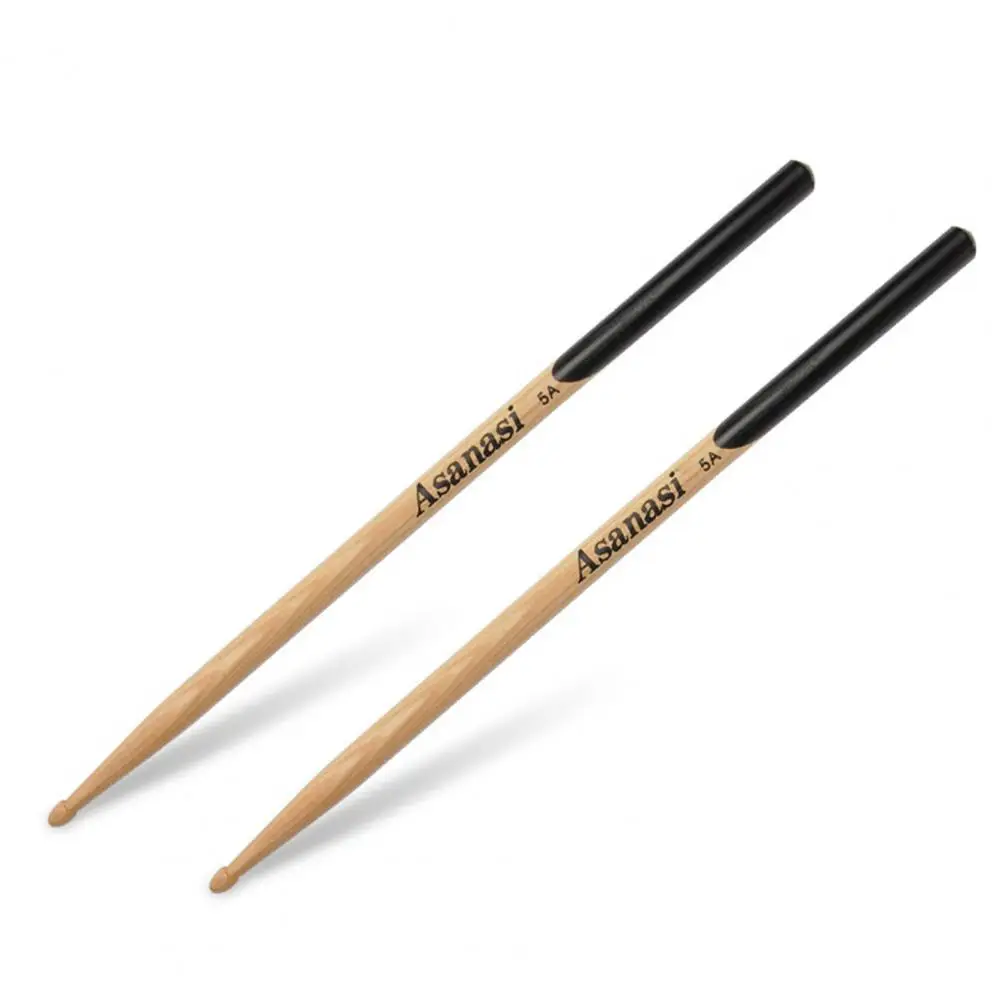 Drum Sticks Hickory Drum Sticks Professional Drumsticks with Drop-shaped Design Non-slip Grip Lightweight for Experienced