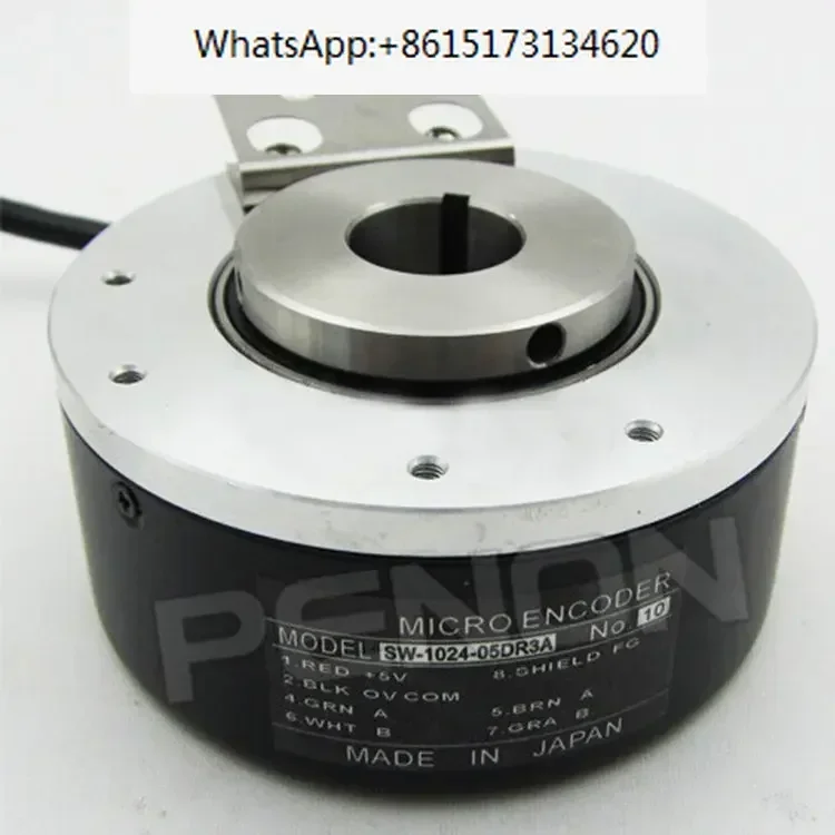 SW-1024-05DR3A rotary encoder with outer diameter of 100mm and aperture of 18mm incremental elevator encoder