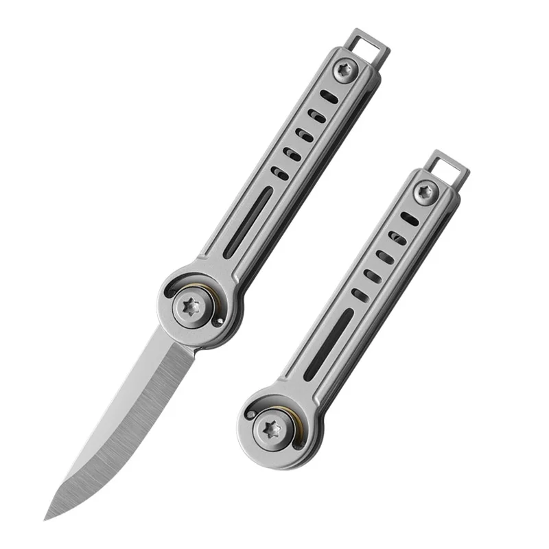 EDC Mini Folding Knife Keychain Small Knife Mechanical Knife Portable Portable Portable Knife Emergency Express Unboxing Knife