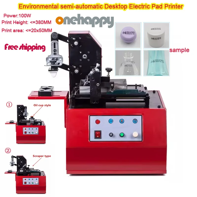 

environmentally friendly semi-automatic desktop electric pad printing machine circular pad printing machine product date
