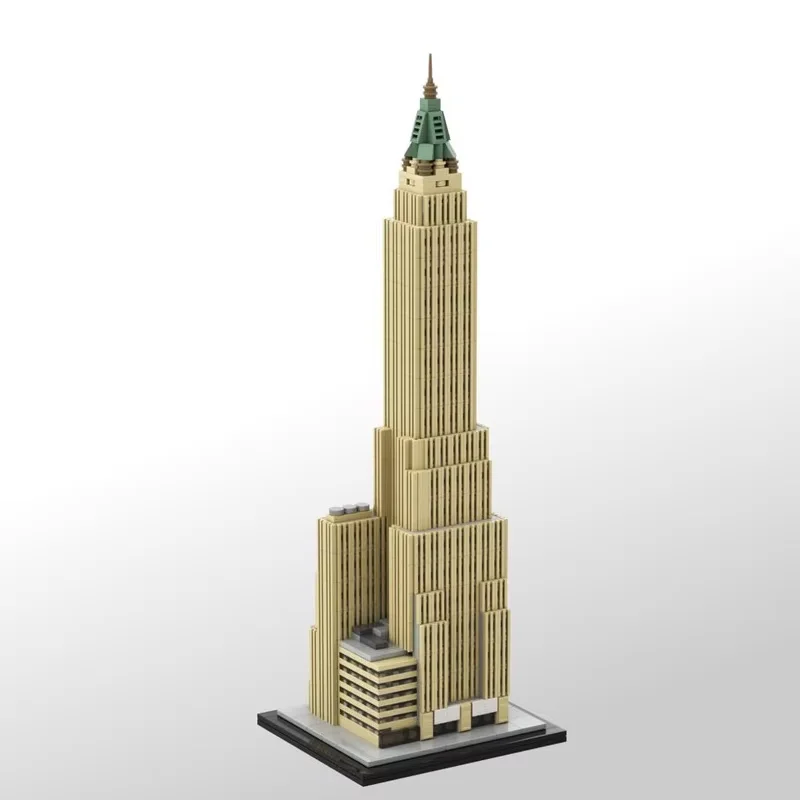 MOC blocs de construction jouet 40 Wall Street 1:800 échelle Manhattan banque confiance modèle de construction 922 pièces assemblé jouet blocs de construction disp