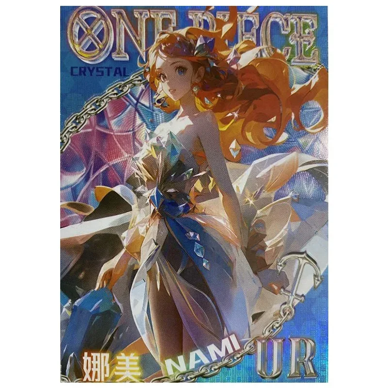 Anime ONE PIECE Rare JR UR Refraction Game Collectible Card Sanji Sabo Kozuki Hiyori Nami Hancock Toys for boys Birthday Present