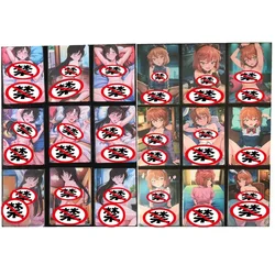 Tarjetas de colección de cómics de Anime, Conan Edogawa, Sexy, desnudo, Haibara Ai, Mouri, Ran, juguetes, juegos clásicos, regalos, 9 piezas por juego