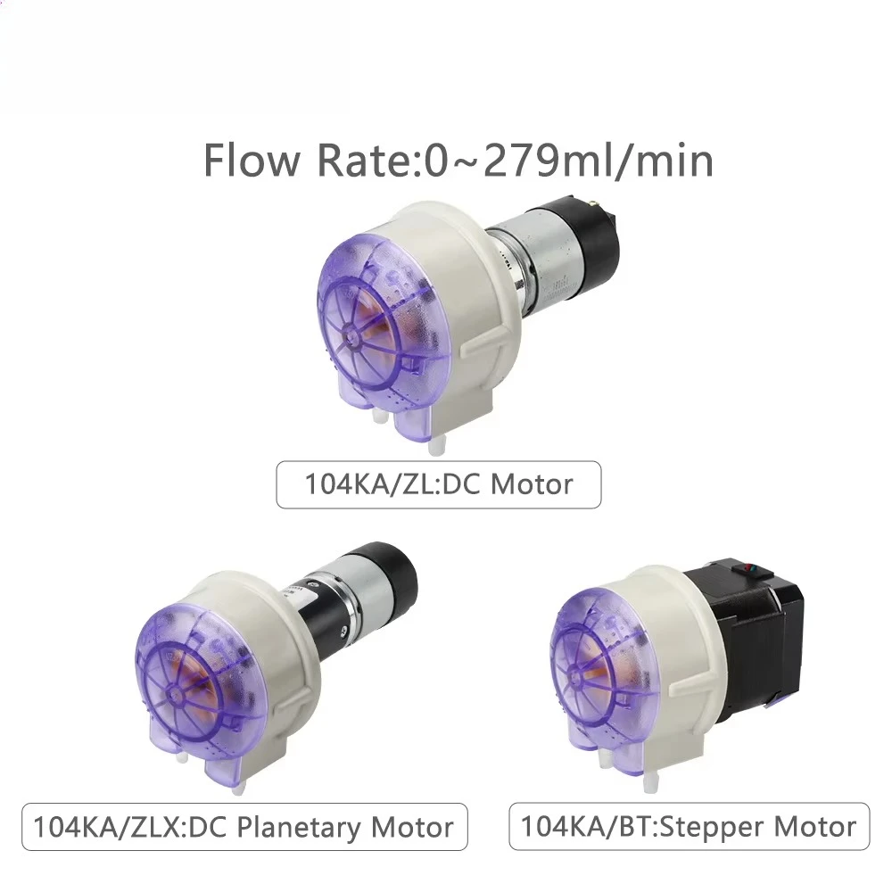 24v 12v 6v High Flow Easy Loading Pump Mini Micro Small Dosing Stepper Peristaltical Pumps Pumping  Peristaltic Pump