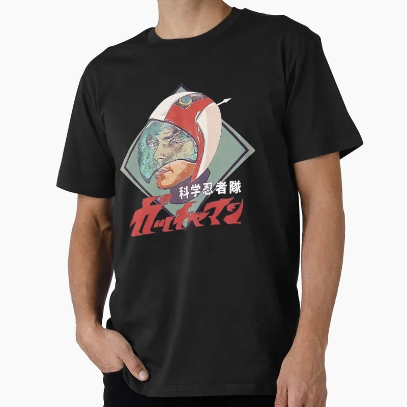 Kagaku Ninja-Tai Gatchaman Science Ninja Team Unisex Graphic T-shirt Vintage 70s Anime Battle of the Planets G-Force Fan Tops