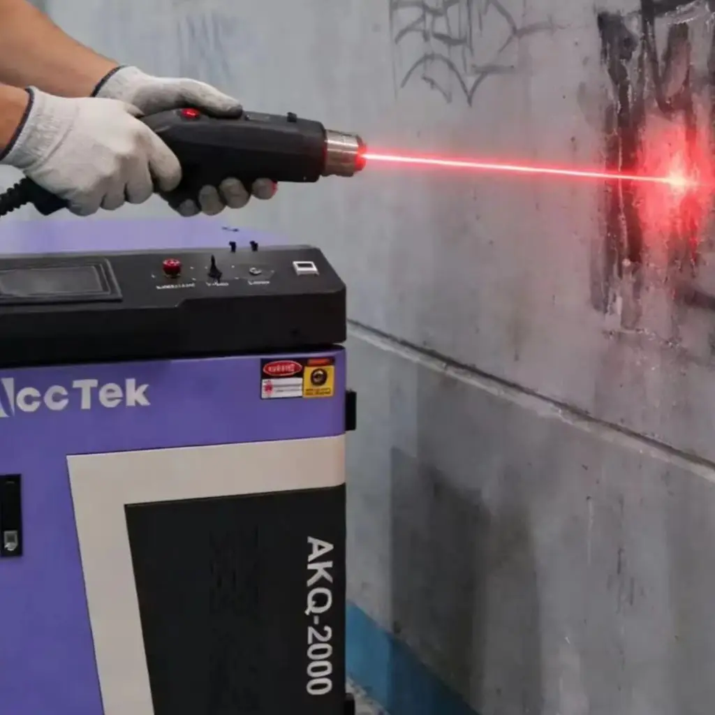 Factory Direct Supply 2000W Continue Fiber Laser Cleaning Machine Water Cooling for Laser Metal Cleaning Laser Rust Cleaning