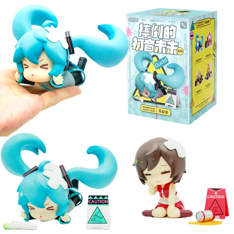 

Оригинальные капсульные игрушки Fallen Hatsunes Mikus Kagamine Rin ‌ Кагамине Лен ‌ Фигурка Meiko Kaito Megurine Luka с украшениями, глухая коробка