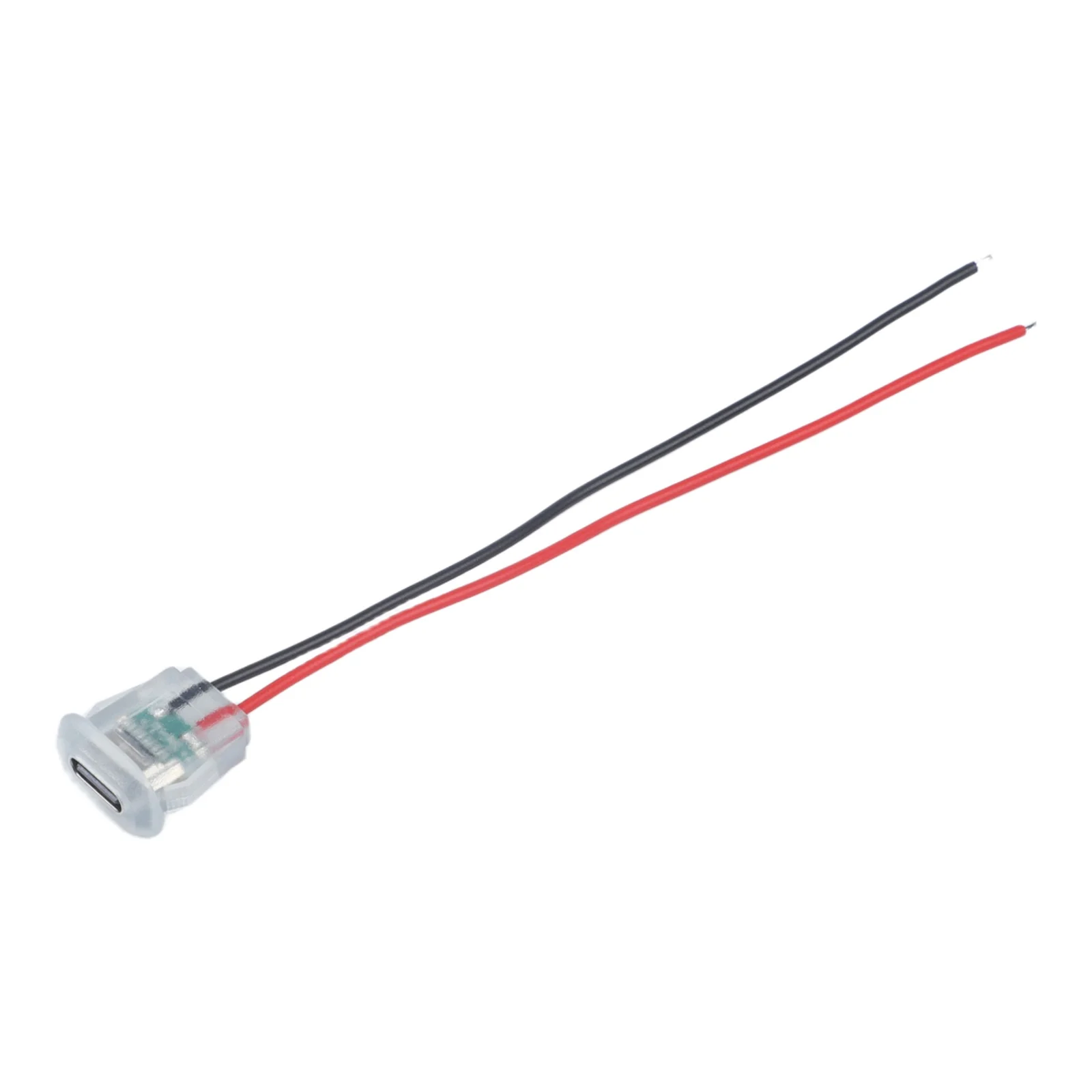 for Type C Input Charging Socket 1PCS with 2pin and LED Indicator Plate Power Port Designed for Stability and Extended Life
