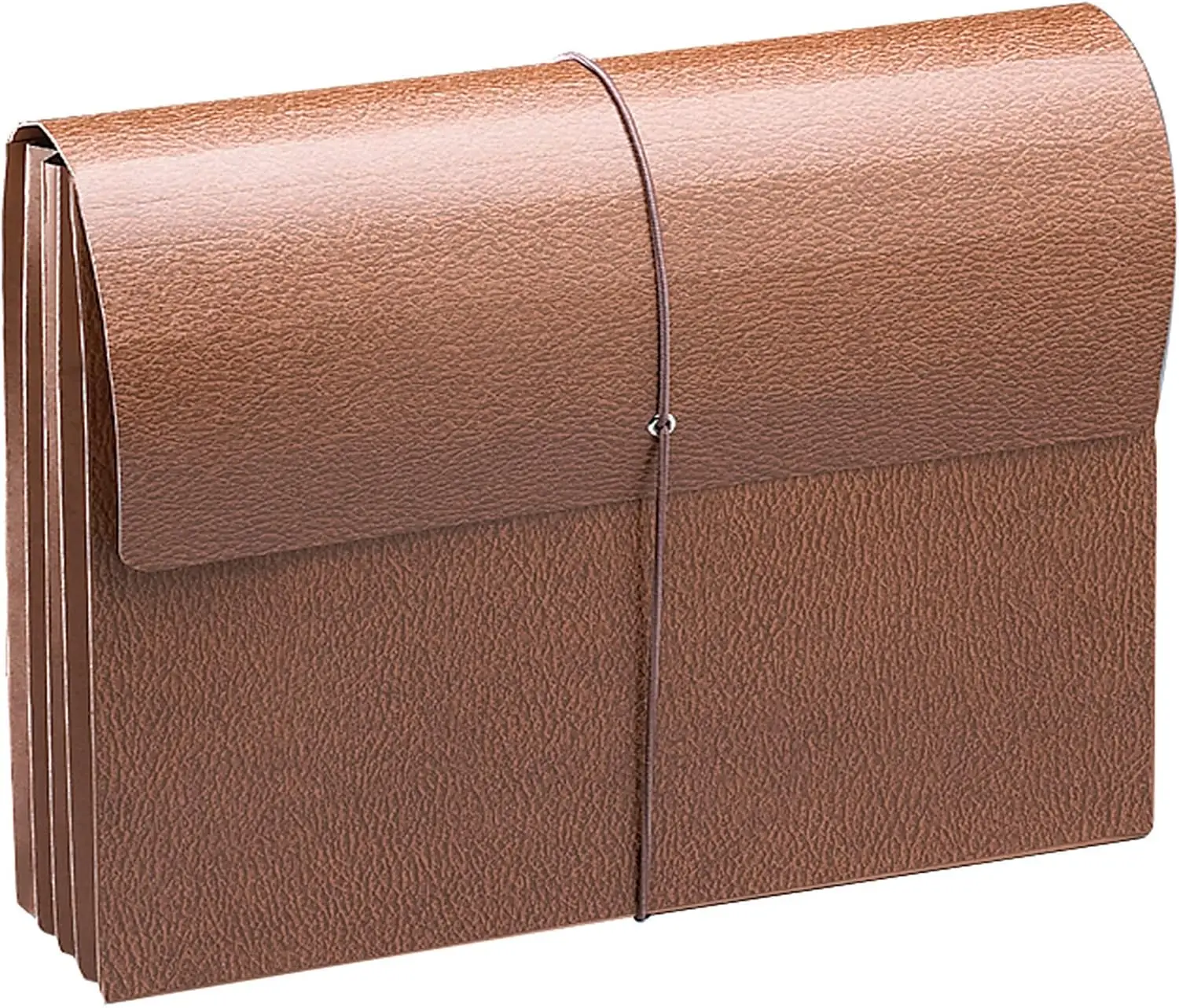 

Legal Size Expanding File Wallet with Flap and Cord Closure, Redrope Exterior, 10 per Box