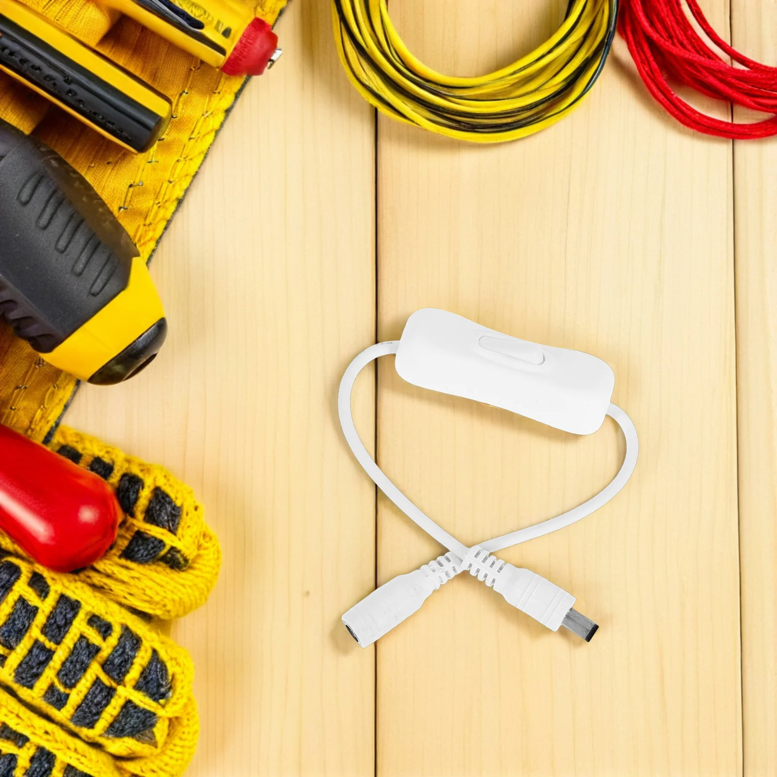 

4Pcs Dc Switch Extension Cable Power Off Button for LED Strips Lamp Cord Replacement Extension Cable LED Light Supplies