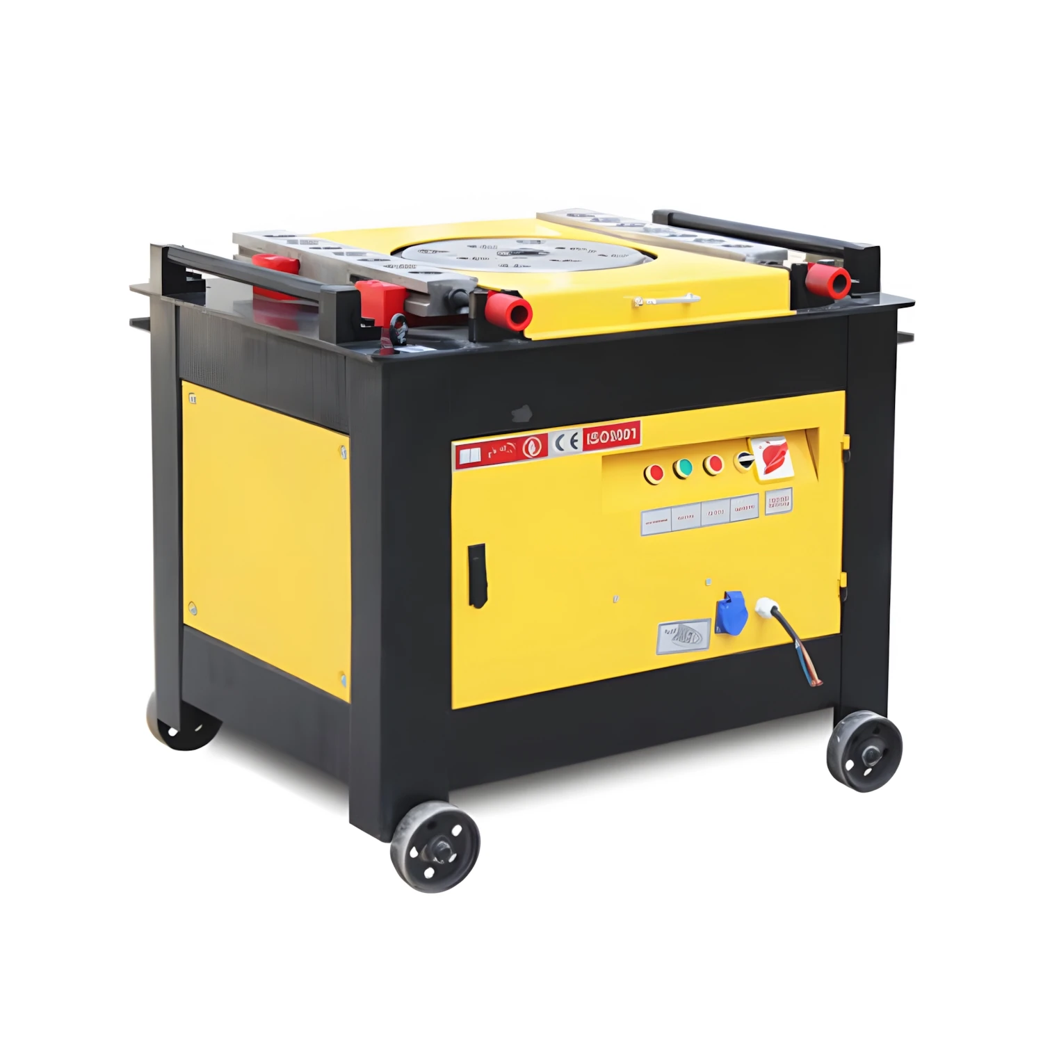 Compact Steel Bar Bending Machine with Automatic Cutting and Bending for Efficient Rebar Fabrication