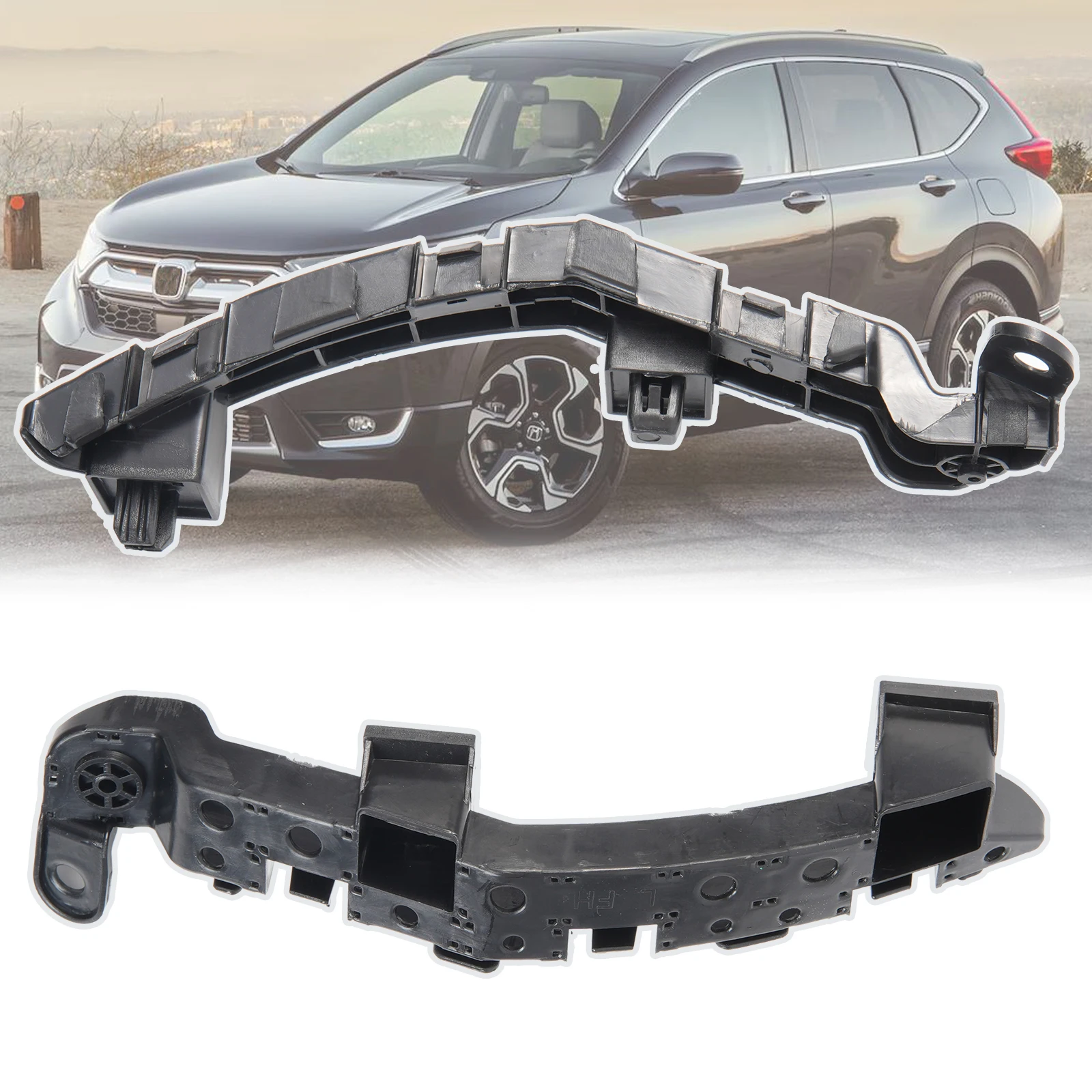 2pcs Car Front Left RIght Bumper Bracket Driver Side Passenger Side Bumper Support 71193-TLA-A01 For Honda CRV 2017 2018 2019