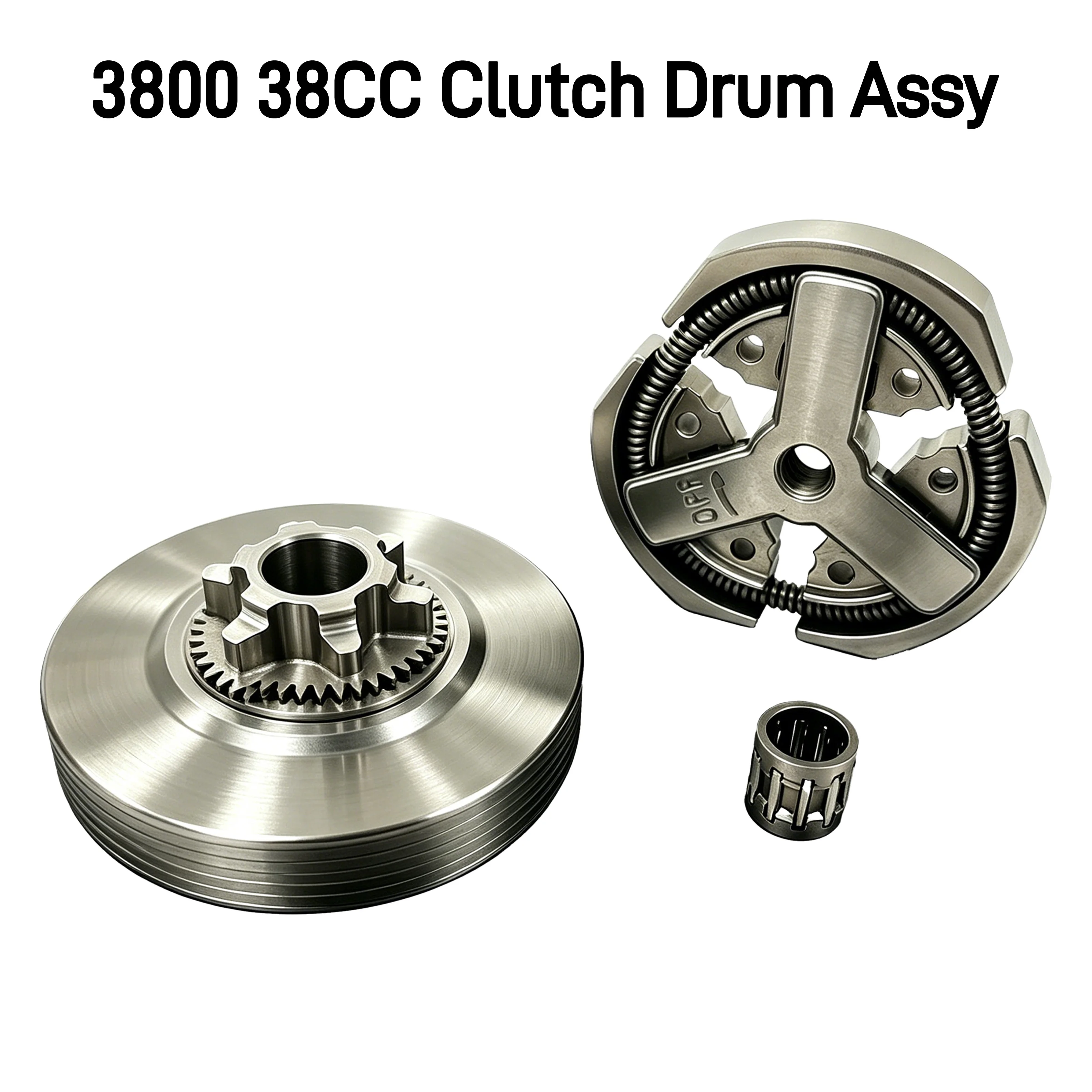 3/8 6T Clutch Drum Assy Fit For Chinese Chainsaw 3800 38cc