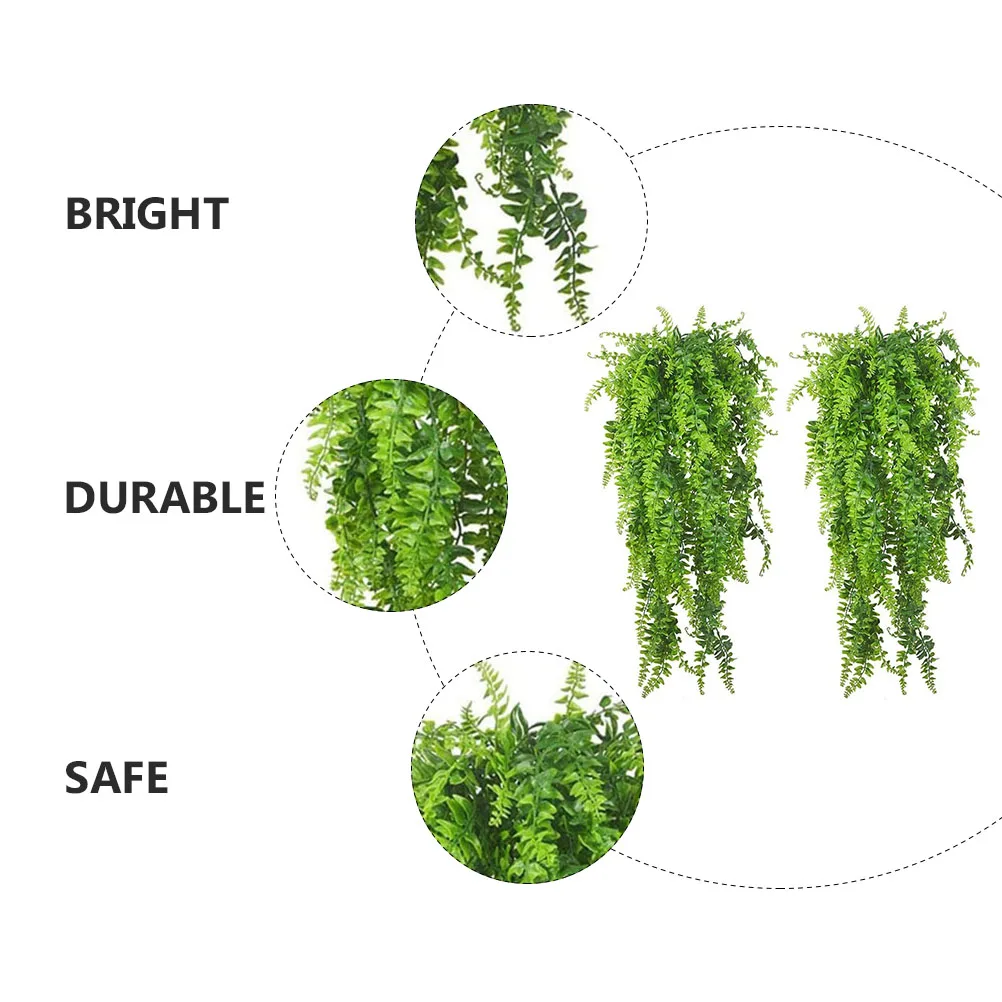 

Artificial Wall Plants Bright Green Aquatic Plant Home Party Centerpiece Decorations Fake Vine Plant Storage Resin
