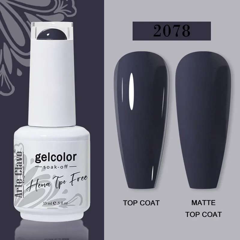 Arte Clavo 116 Kleuren Gel Nagellak 15 ml Kleurrijke Gel Semi Permanente Losweken UV Gel Nail Art DIY Ontwerp vernis Nagelbenodigdheden
