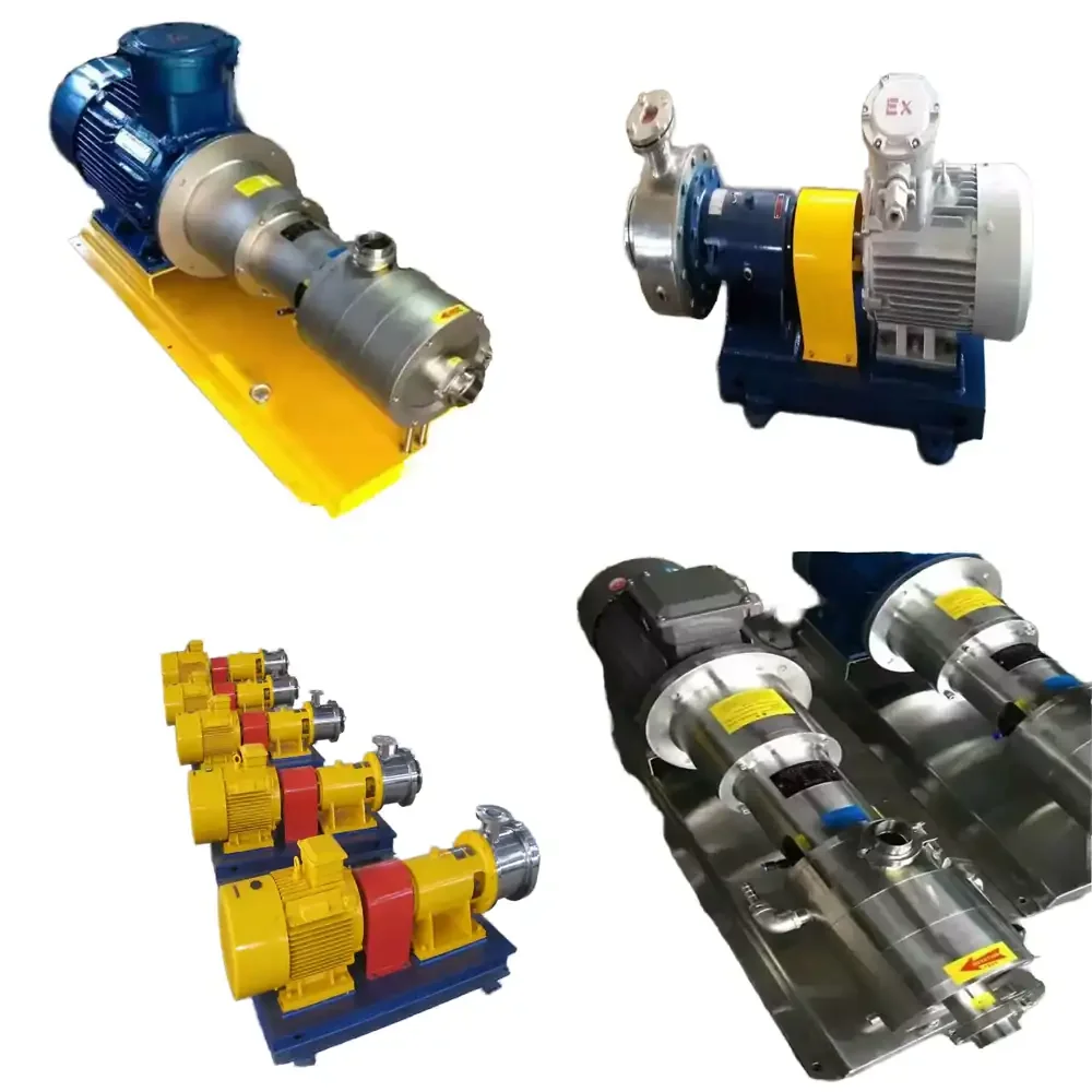 Single-Stage/Two-Stage/Three-Stage High Shear Pipeline Mixer Homogenizer Pump with Milling Capabilities