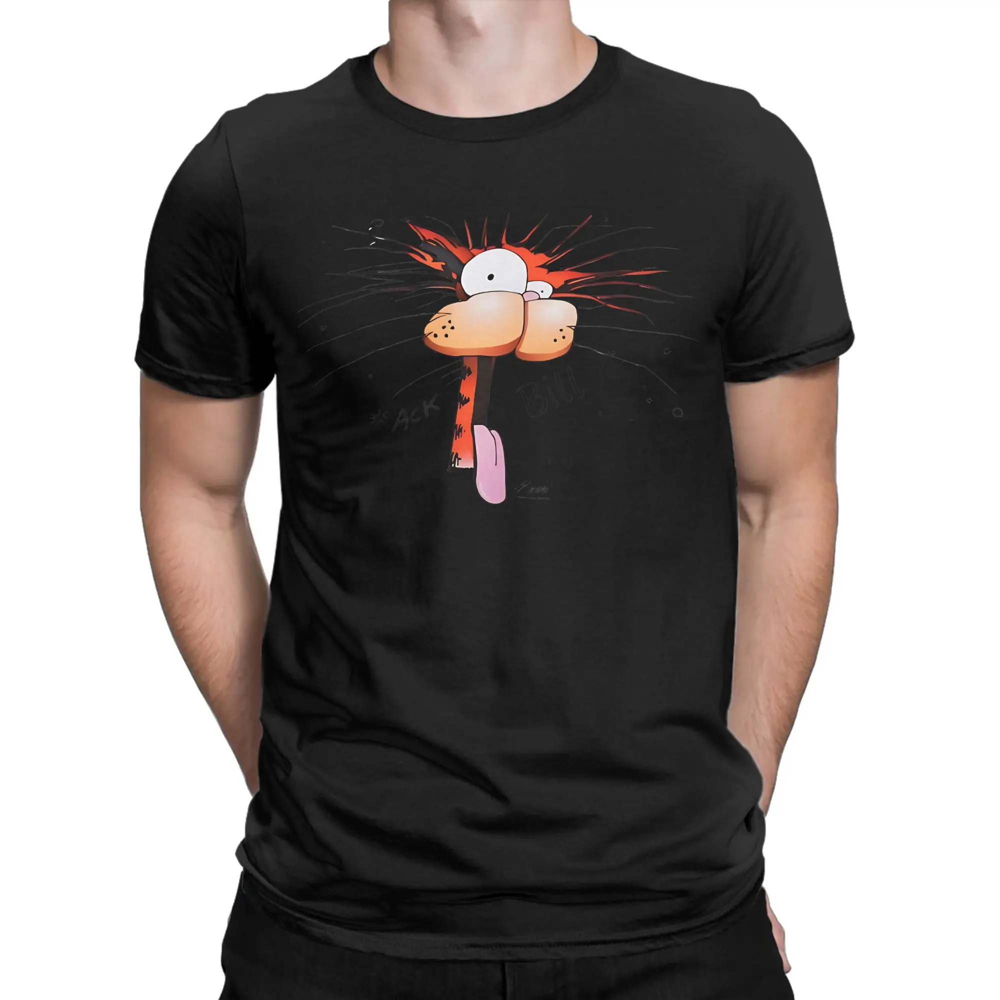 Quirky Anthropomorphic Character Classic Funny 100% Cotton T-Shirt Bloom County Tops Tees For Men