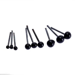 150pairs Black Glass Eyes 2/3/4mm Needle Felting Bear Dolls Animal Safety Eye DIY Toy Black Bean Eye Puppet Sewing Accessories