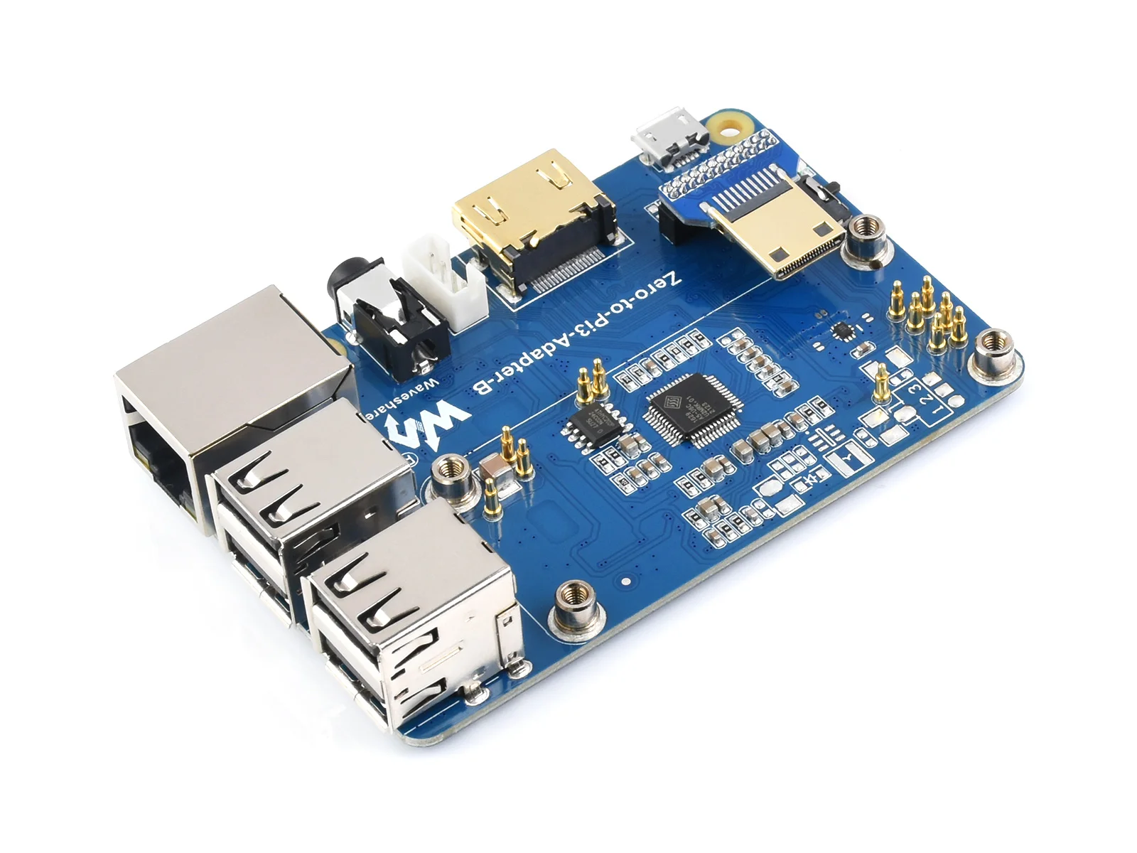 Zero-to-Pi3-Adapter (B),Raspberry Pi Zero 2W To 3B Adapter, Alternative Solution for Raspberry Pi 3 Model B/B+