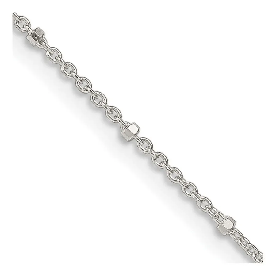 

Sterling Silver 1.25mm Rolo with Beads Chain