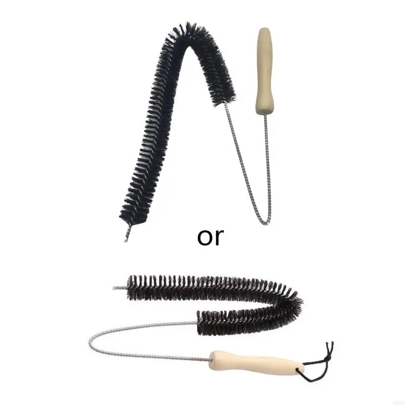 Handle Long Cleaning Brush Water Pipe Drainage Dredge Tool Flexible Cleaner Brush Radiator Duster Long-haired Clean B95B