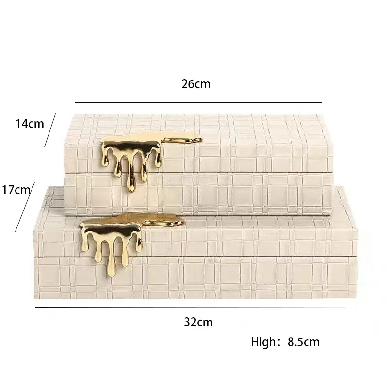 Leather Jewelry Box Exquisite Double To Store European Style Vintage Retro Jewelry Box Luxury for Women Personalised Organizer