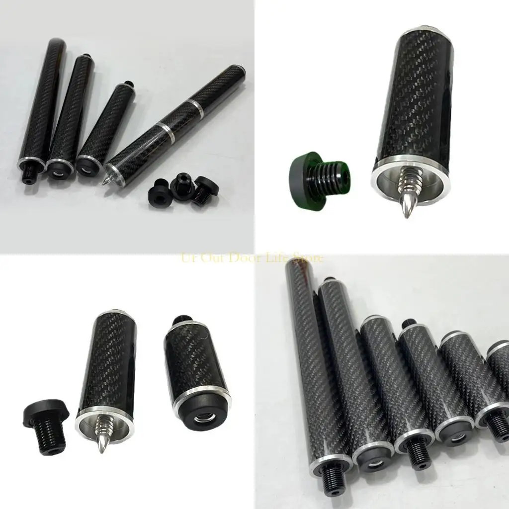 

77UF Портативные удлинители для кия из углеродного волокна, повышающие стабильность, подходят для сложных тренировок по ударам