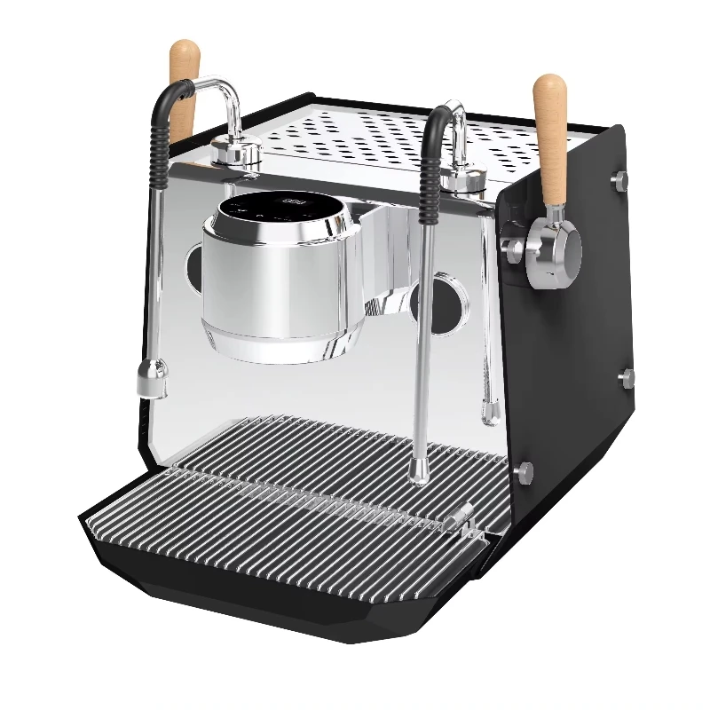 

Коммерческая полуавтоматическая кофемашина для эспрессо, портативная кофеварка из нержавеющей стали, кофеварка SSEAL