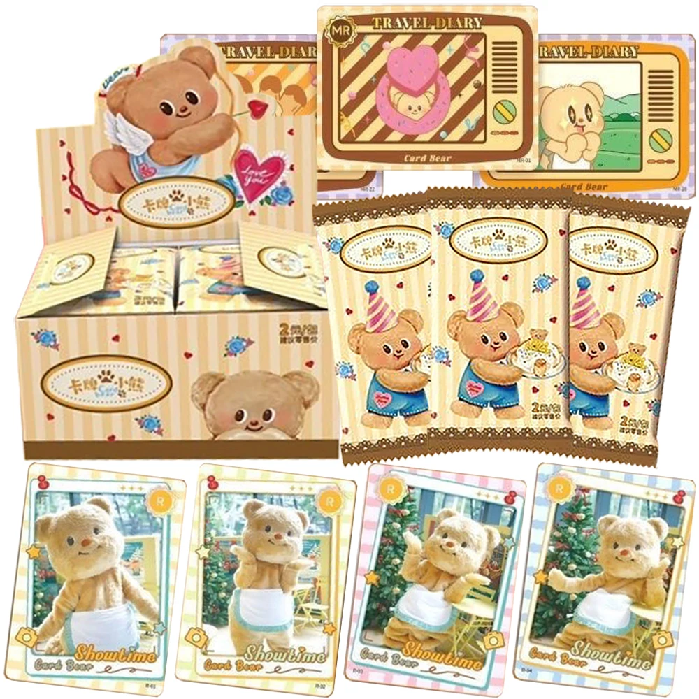 

Butterfly Bear Collection Cards Children's Like Warm and Cute Classic Cartoon IP Creative Cards Gifts Doujin Toys and Hobbies