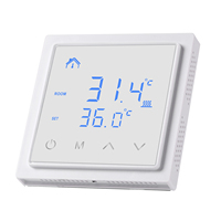 Intelligent Thermostat 16A Floor Heating Temperature Controller with LED Touch Screen 85-265V Electric Heating Control SmartHome