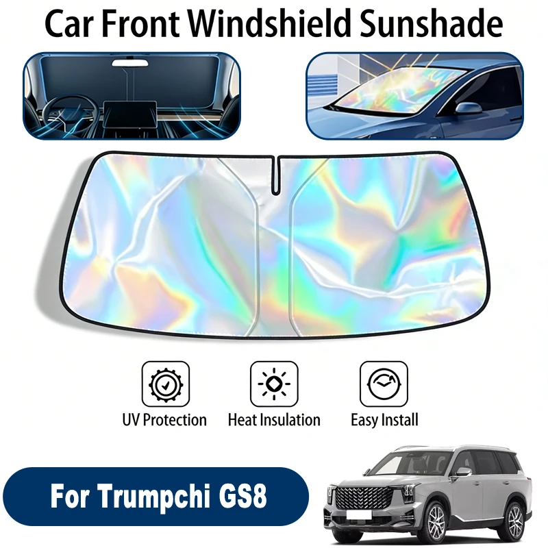 

Windshield Sun Shade For Trumpchi GS8 Foldable UV Reflective Front Window Sun Protection Cover Accessories