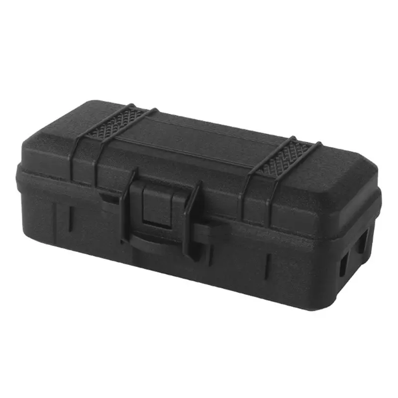 A74K-Outdoor Shockproof Storage Case With Foam Lining, Protective Tool Box For Camping Hiking Fishing Gear