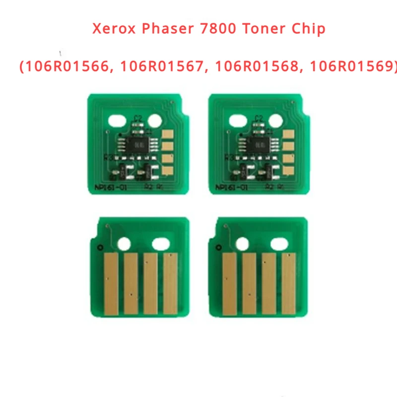 ชิปโทนเนอร์สำหรับ Xerox Phaser 7800 (106R01566, 106R01567, 106R01568, 106R01569) เติม (106R01563,106R01564,106R01565)