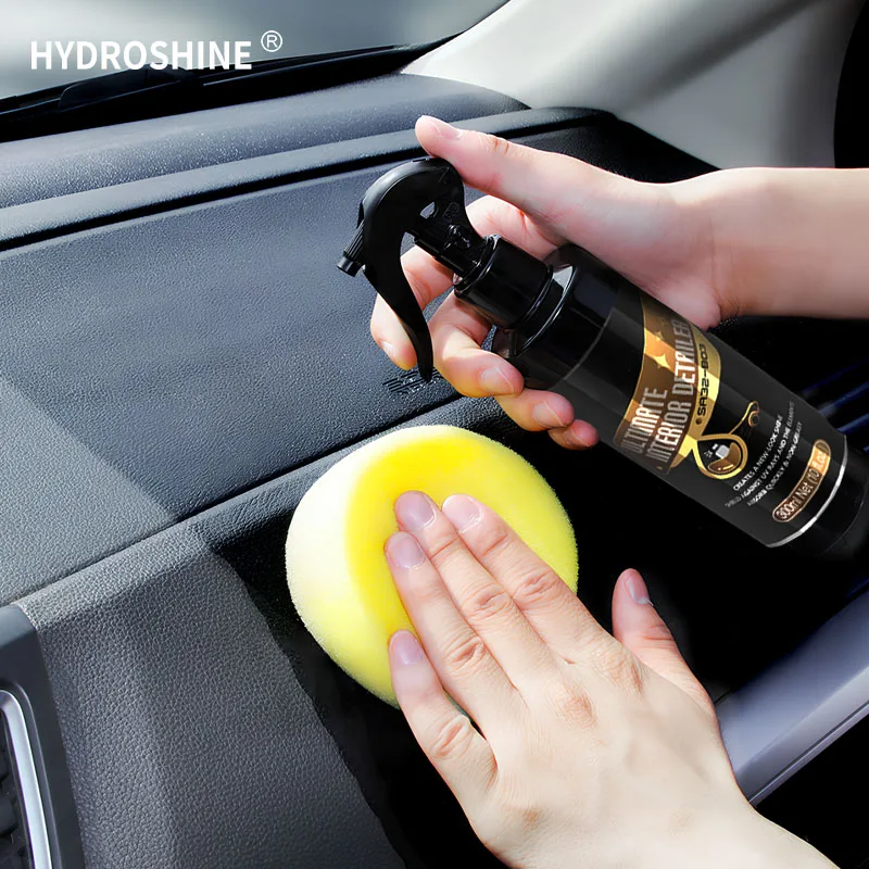 

Interior Detailer Leather Vinyl Plastic Rubber Dressing Ceramic Protectant Black Shine Trim Restorer Spray Car Care