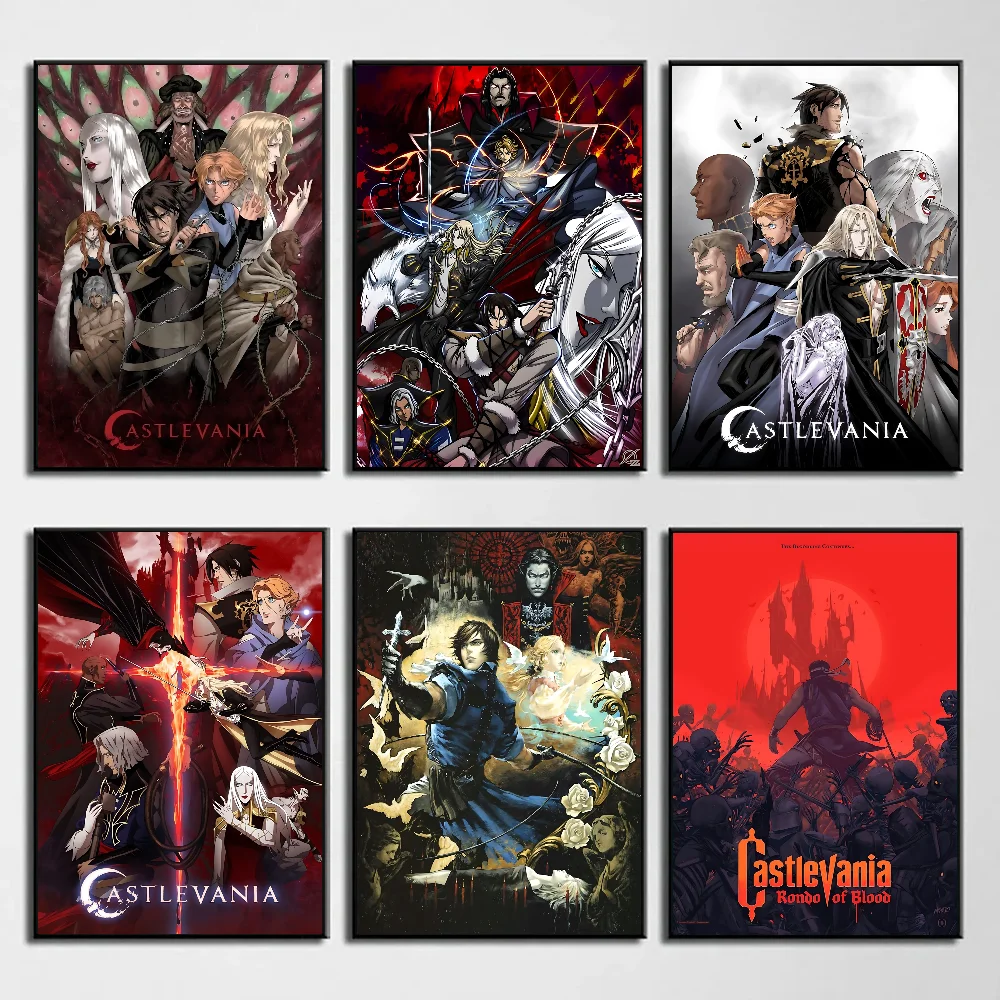 Anime Castlevania Poster Paper Print Home Bedroom Entrance Bar Cafe Art Painting Decoration