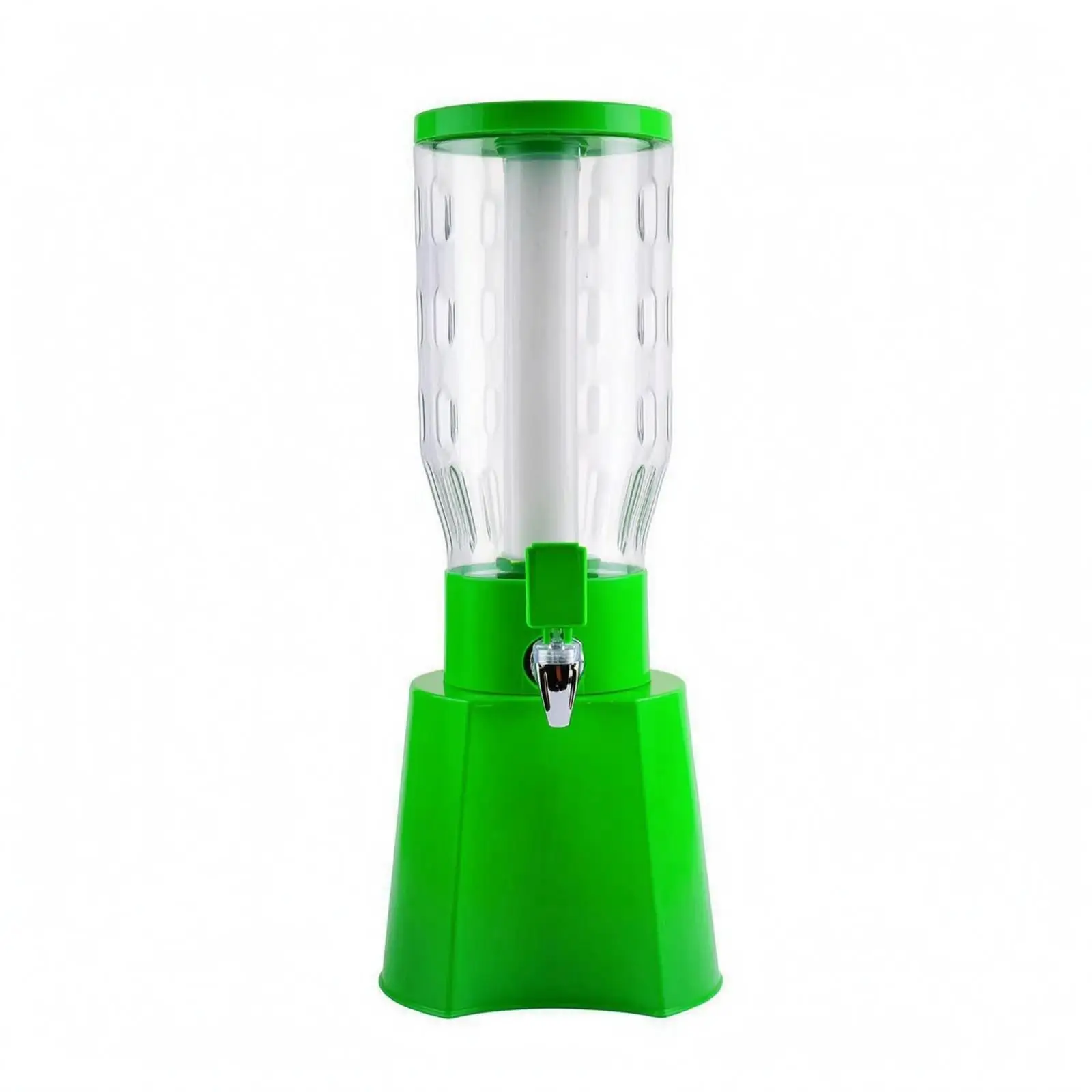 Illuminated Tap Barrel 3L Clear Beverage Dispenser Tap System for KTV Home Bar Beer Parties and Gatherings