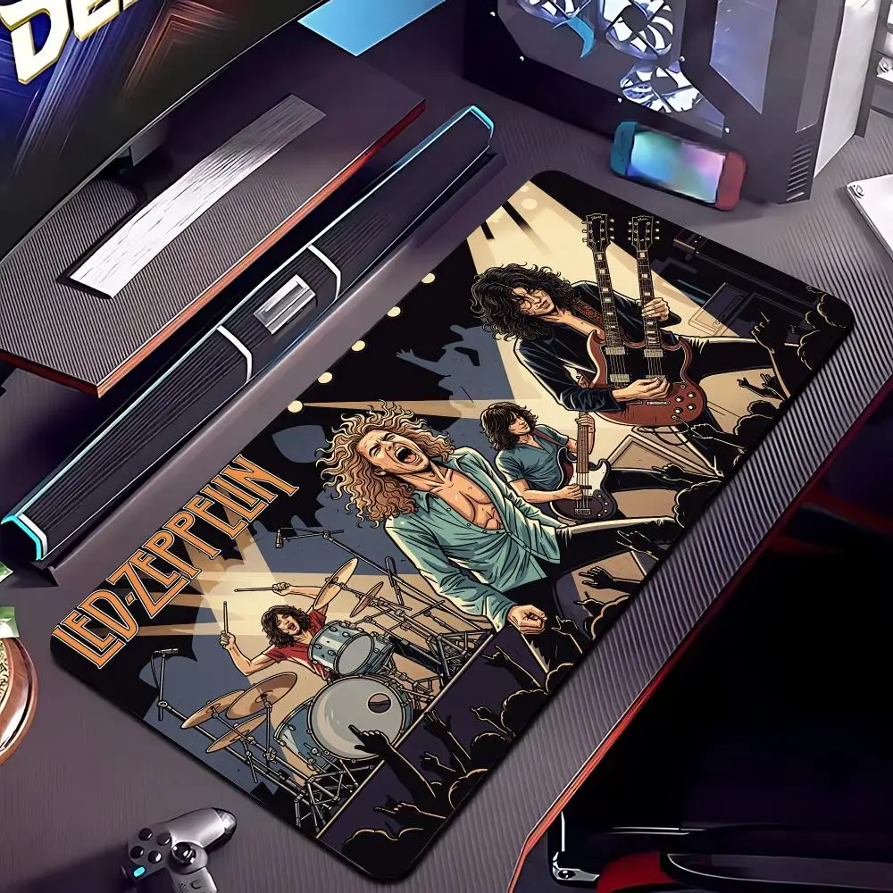 Led Zeppelin Mouse Pad Large Playmat Gaming Customized Mat XXL Size Gamer Office Mousepad Logo Desk Mat