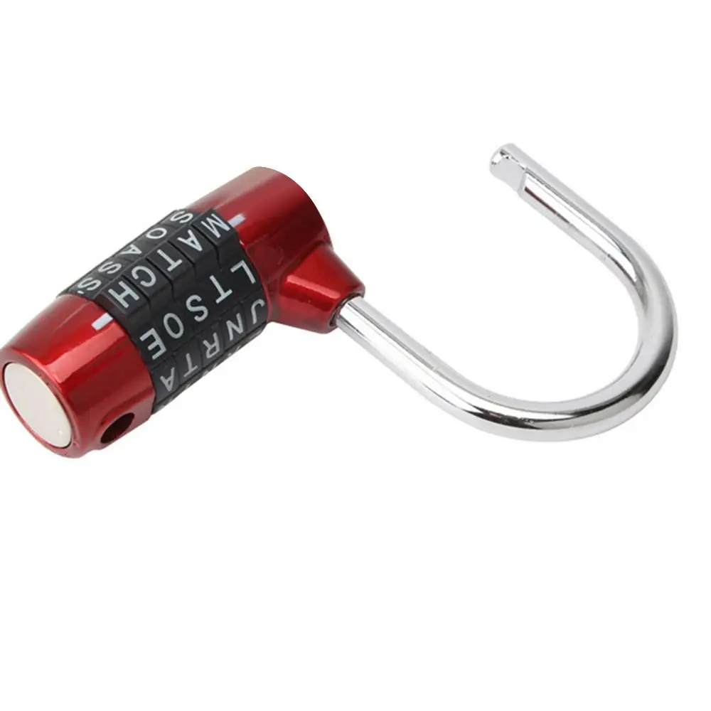 Zinc alloy Suitcase Travel Door Cabinet Drawer Lock Luggage Padlock Code Password Lock 5 Letter Combination Padlock