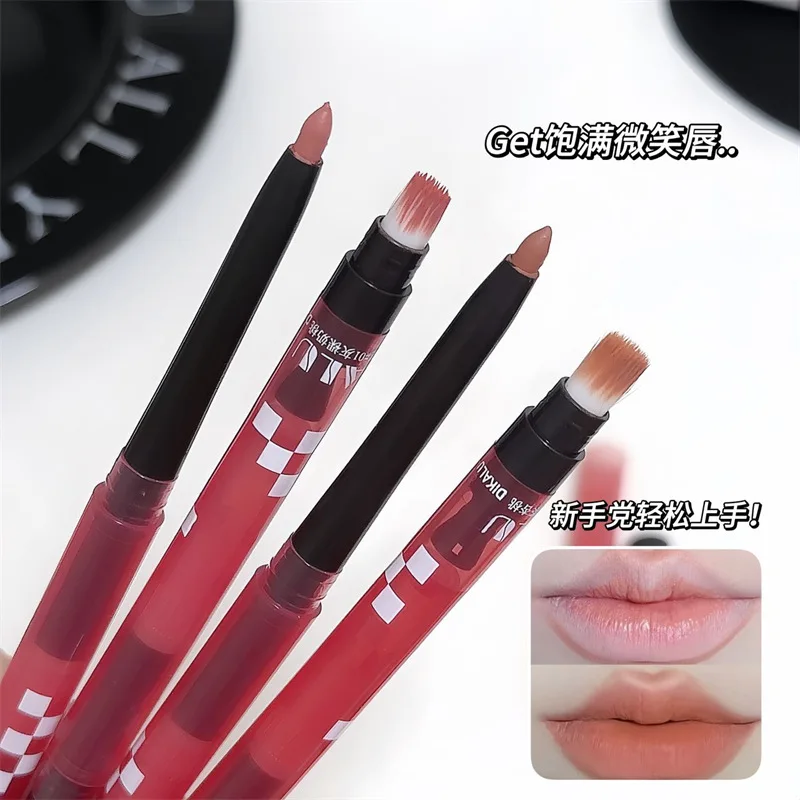 Sketch Lip Liner Waterproof Long Lasting No Smudge Nude Color Matte Velvet Plumper for Women Lip Contour