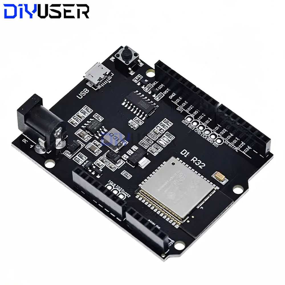 ESP32 For Wemos D1 Mini For UNO R3 D1 R32 WIFI Wireless Bluetooth Development Board CH340 4M Memory One