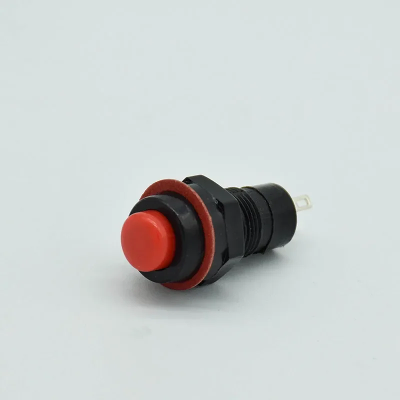 6pcs/lot   10mm  Self Locking / Momentary  Round Push Button Switch reset 6 colors available