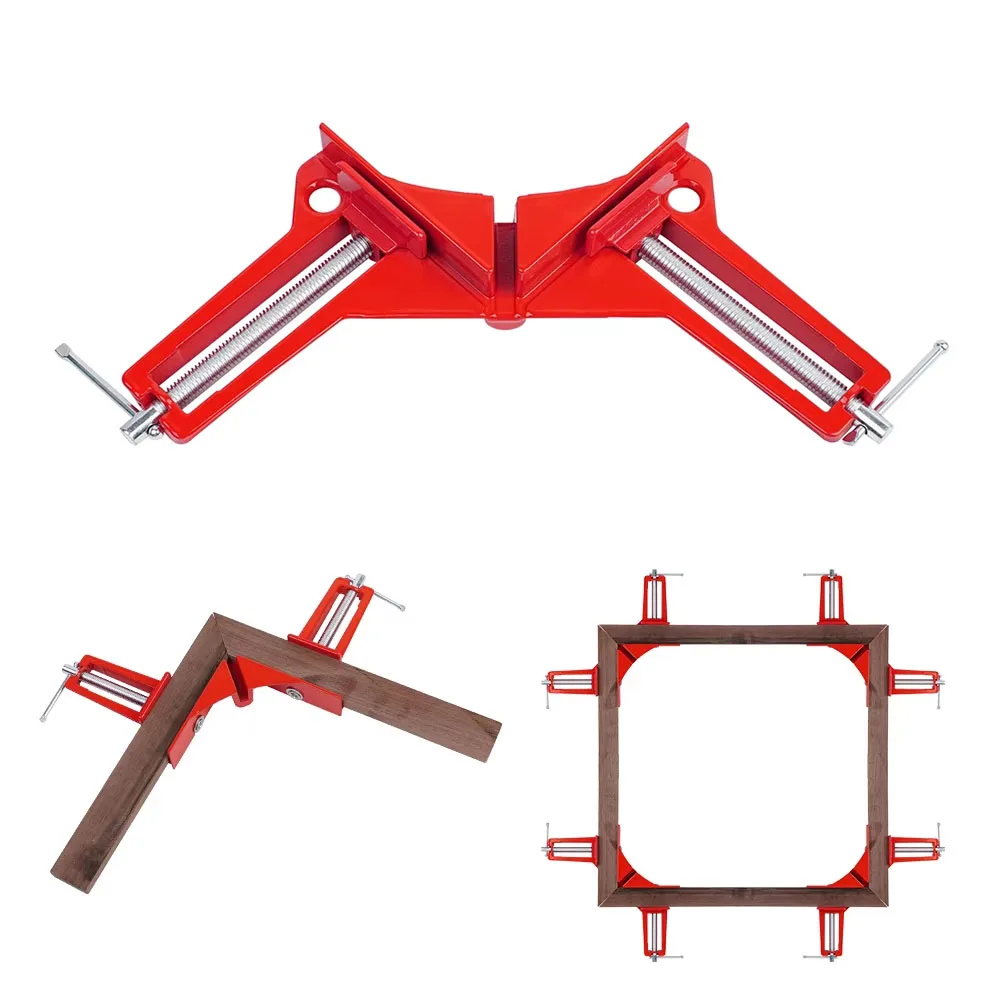 1/2/4pcs 90° Right Angle Clamp 90 Degrees Corner Clamp,Picture Frame Holder,Glass Holder,DIY Hand Tool Woodworking Clamps