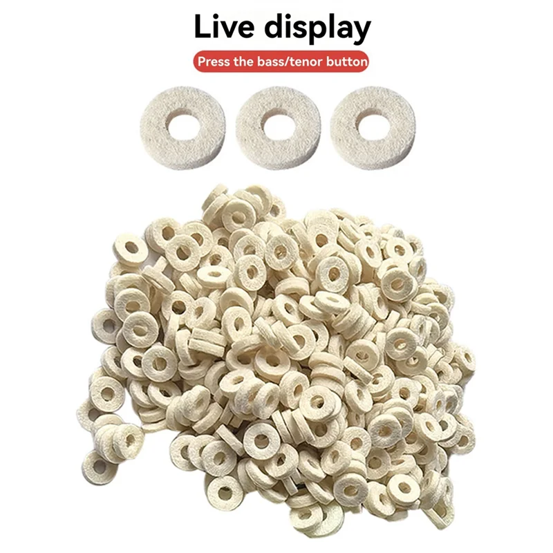 

ABJM-Trumpet Valve Felt Washers Pads Set Musical Instrument Accessories Instrument Replacement Parts