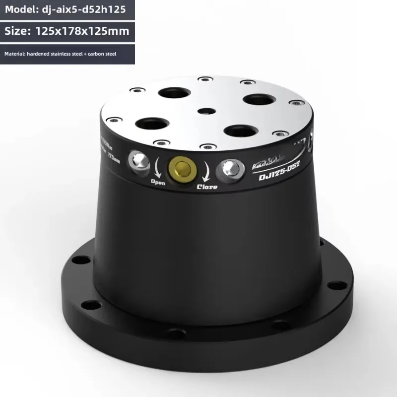 DJ-AIX5-D52-H43 4-5 axis clamp self-centering mirror positive with zero point quick change four axis L block bridge