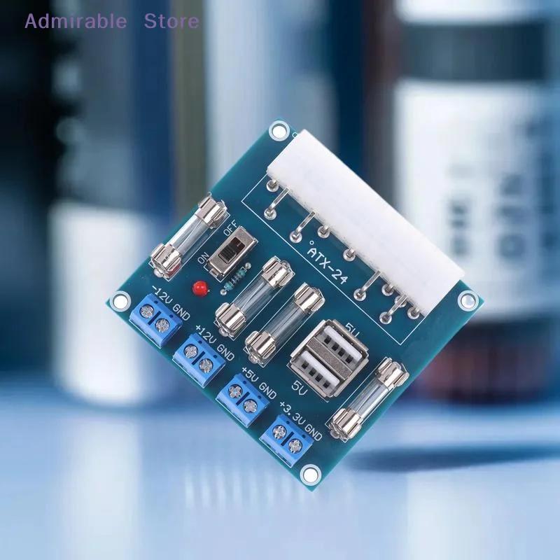 [W]1 Piece Power Adapter Supply Test Module Power Supply Circuit Outlet Module HU-M28W Desktop PC Power ATX Transfer Board