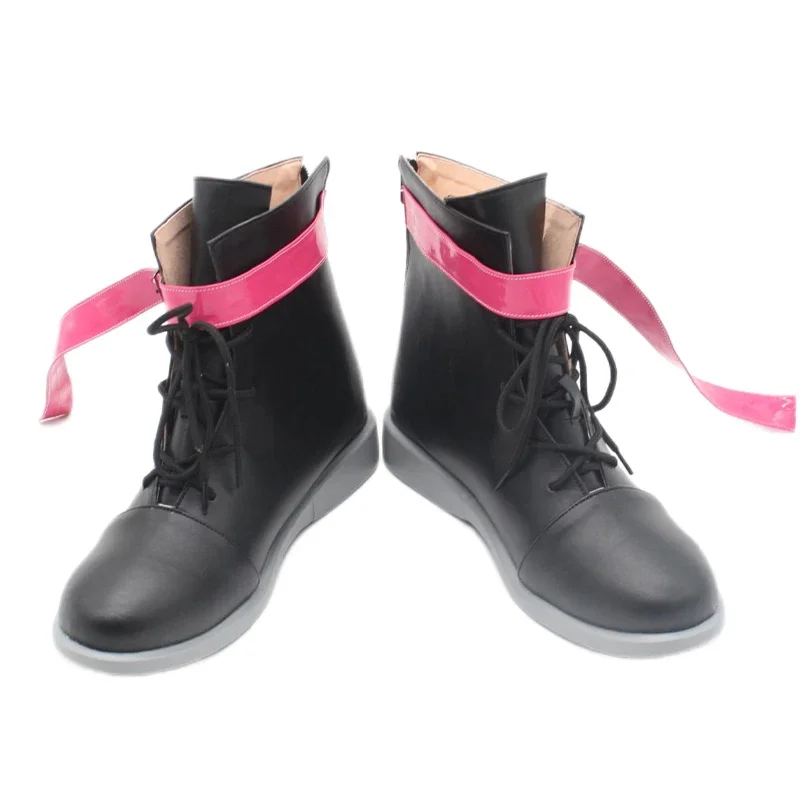 Game PJSK Shiraishi An Cosplay Shoes PU Shoes Halloween Carnival Boots Cosplay Props Custom Made
