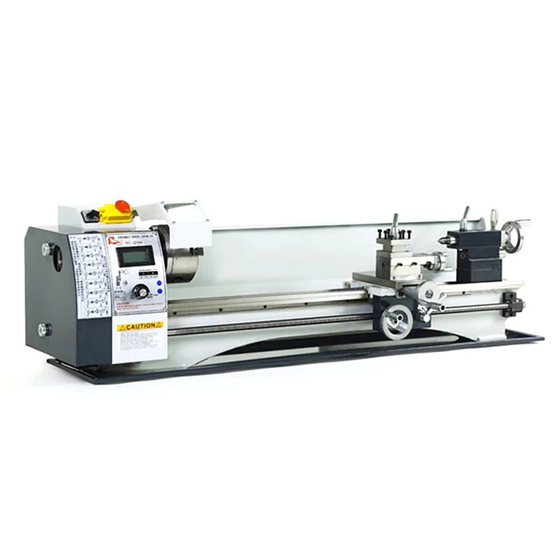 Mini machin 210V lathe machine , woodworking small machine tool Metal Lathe Length Auto Threading Making Mini CNC Machine