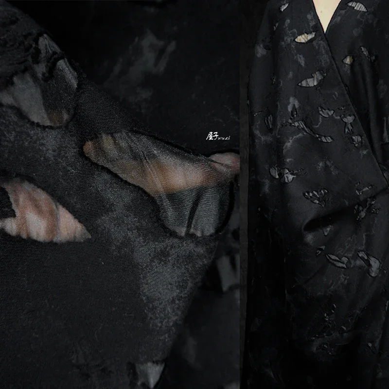 

Ткань из смеси хлопка, слегка прозрачная пряжа, нижняя часть для модных курток, одежда, швейная ткань, ткань для по метрам своими руками