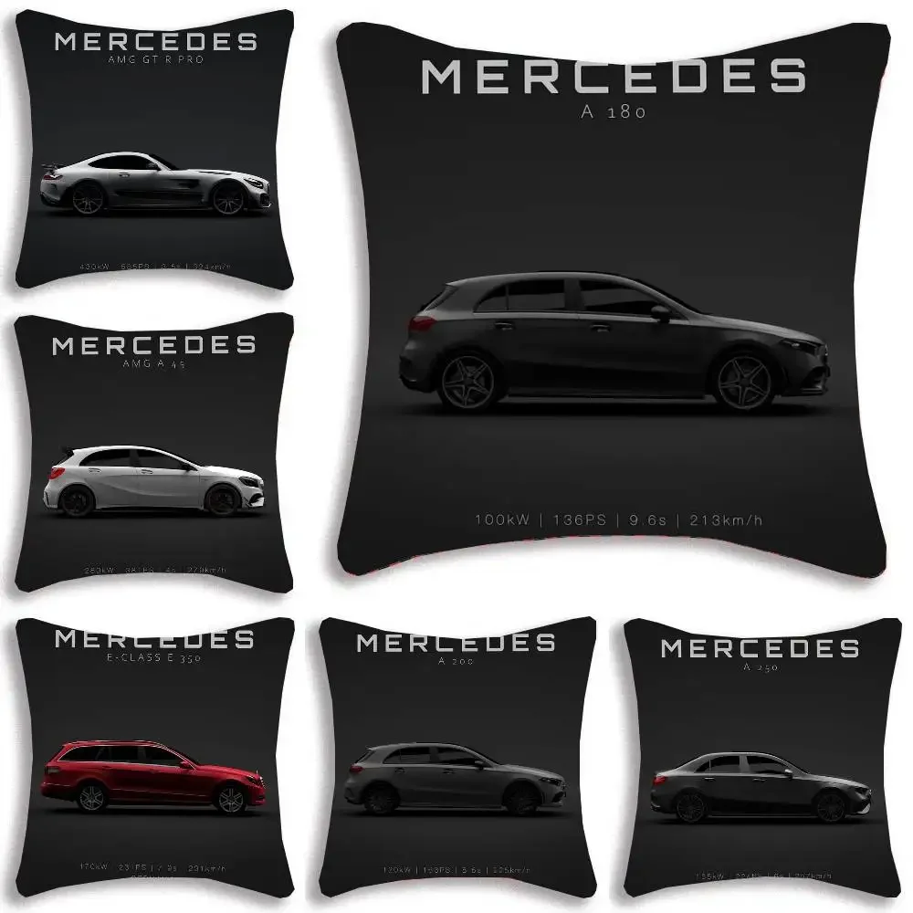 Preto famoso carro m-mercedes-b-benz-amg gt g 63 e 350 fronha quadrado quarto sofá lazer conforto almofada carro
