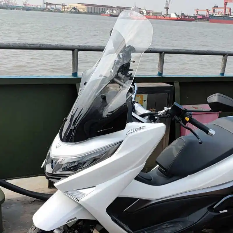 For Haojue UHR150 modified windshield front wind deflector rain guard chest plate transparent wind shield